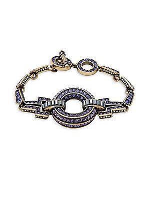 Heidi Daus Crystal Circle Toggle Bracelet
