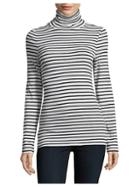 Splendid Striped Turtleneck Pullover