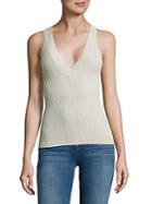 Autumn Cashmere Ribbed Sleeveless Top