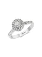 Effy 14k White Gold & Diamond Halo Ring