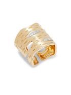 Michael Aram Diamonds & 18k White Gold Ring