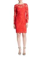 Marc New York By Andrew Marc Empire Lace Shift Dress