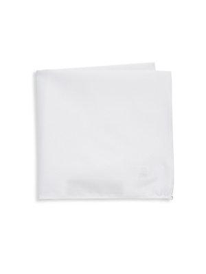 Hickey Freeman Plain Cotton Handkerchief