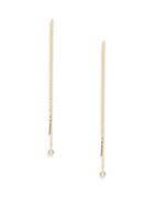 Danni Diamond And 14k Yellow Gold Pendulum Drop Earrings