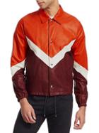 Valentino V-stripe Leather Jacket