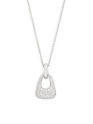 Kwiat Madison Avenue Diamond & 18k White Gold Pendant Necklace