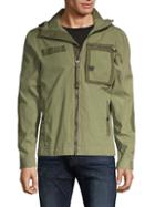G-star Raw Hooded Cotton-blend Jacket