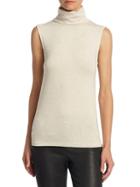 Majestic Threads Soft Touch Sleeveless Turtleneck Top