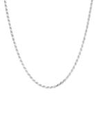 Chloe & Madison Sterling Silver Rope Chain Necklace