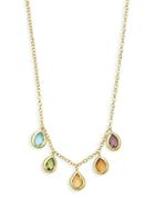 Meira T 14k Gold & Multi-stone Charm Necklace