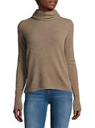 Saks Fifth Avenue Cashmere Ribbed Sleeve Top