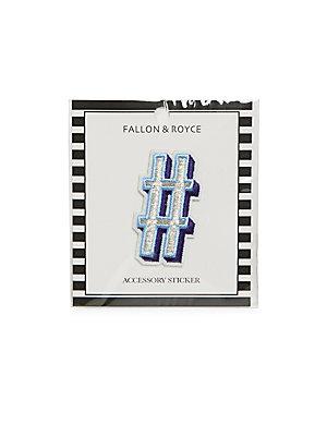 Fallon & Royce Embroidered Letter # Sticker