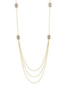 Freida Rothman Cubic Zirconia And Sterling Silver Multi-strand Necklace