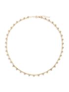 Gabi Rielle 22k Goldplated & White Crystal Choker Necklace
