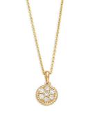 Kc Designs Cluster Diamond And 14k Yellow Gold Pendant Necklace