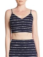 Saks Fifth Avenue Red Striped Bralette Top