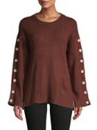 Lucca Long Raglan-sleeve Sweater