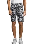 Greyson Camouflage-print Buttoned Shorts