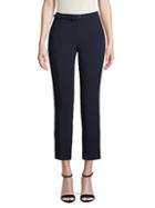 Karl Lagerfeld Paris Belted Flat-front Pants