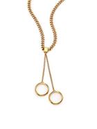 Chlo Carly Hoop Lariat Necklace
