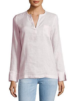 Saks Fifth Avenue Linen Top