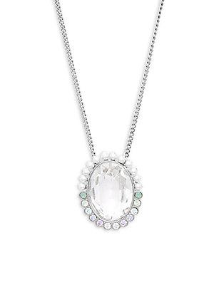 Swarovski Oval Crystal Pendant Necklace