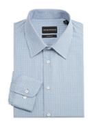 Emporio Armani Modern-fit Geometric Square Dress Shirt