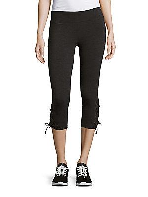 Marc New York By Andrew Marc Performance Lace-up Cuff Leggings