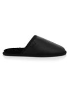 Hugo Boss Shearling-lined Leather Slippers