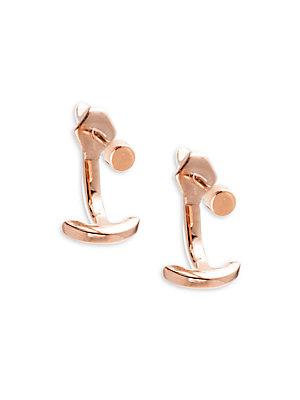 Miansai Modern Anchor 18k Gold-plated Sterling Silver Earrings