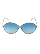 Tom Ford 64mm Infinity Frame Sunglasses
