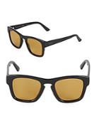 Gucci Monochromatic 49mm Square Sunglasses
