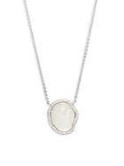 Adriana Orsini Mother-of-pearl And Crystal Pendant Necklace
