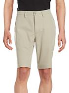 Saks Fifth Avenue Herringbone Zipped Shorts