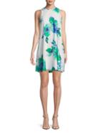 Calvin Klein Collection Sleeveles Floral Shift Dress