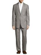 Armani Collezioni Plaid Peak-lapel Suit