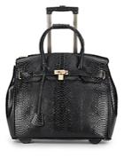 Kc Jagger Ainsley Leather Rolling Satchel