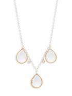 Meira T Crystal And 14k White Gold Pendant Necklace