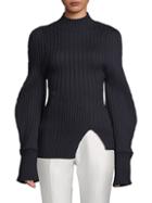 Jacquemus Full-sleeve Ribbed Wool Sweater