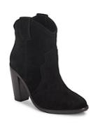 Joie Leather-blend Pull-on Booties