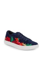 Kenneth Cole Kam Floral Embroidered Sneakers