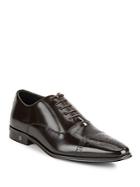 Versace Collection Leather Oxford Shoes