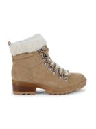 Marc Fisher Ltd Shearling-trim Suede Winter Boots