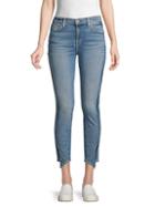 7 For All Mankind Asymmetrical Ankle Jeans