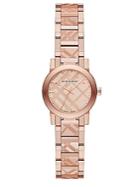 Burberry Rose Goldtone Stainless Steel Check Etched Bracelet Watch/26mm