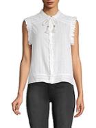 Zadig & Voltaire Cory Sleeveless Cotton Top