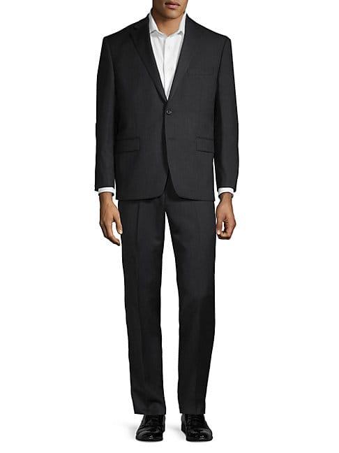Calvin Klein Classic Fit Herringbone Suit