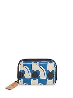 Orla Kiely Poppy Cat Zip-around Wallet