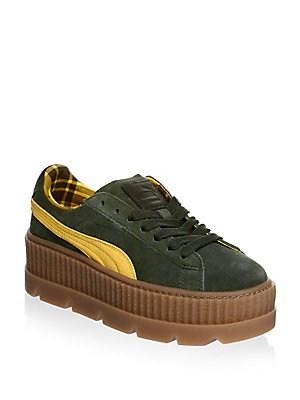 Fenty X Puma Cleated Creeper Suede Sneakers