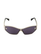 Versace 67mm Rectangular Sunglasses